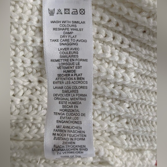 ASOS ribbed cable knit sweater pullover NWOT - Picture 8 of 9